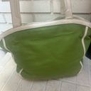 Tommy Hilfiger  Spring Green and White Purse Tote Bag Vintage Photo 2