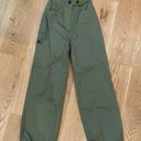 The Range  Structured Twill Cargo Pants in Khaki Green Photo 0