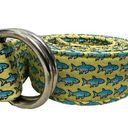 Vineyard Vines  By Shep Ian Medium green fish print Double Ring Belt Photo 0