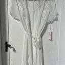 Linea Donatella NWT  white bridal lace sheer robe size s/m Photo 0