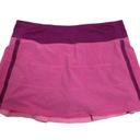 Lululemon Pace Rival Skirt II (Regular) Pink Paradise / Regal Plum Size 4 Photo 3