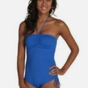 Juicy Couture Pre Loved  Bandeau Maillot
Swimsuit Lagoon Blue Size Photo 1