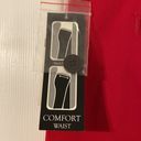 kim rogers  Comfort Waist Crop Pants size 12 brand new color red two front pocket Photo 8