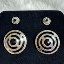 Onyx Large Taxco & Small Vintage  & Sterling Earrings Photo 0