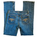  LawMan  Women’s Sz 28 VTG 90’s Western Embroidered Straight Leg Denim Jeans Photo 8