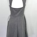 The Vanity Room New Herringbone Cut Out Back Sweetheart Fit & Flare Dress Photo 11