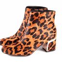 DKNY  Cow Fur Leopard Print Corrie Ankle Boot Photo 0