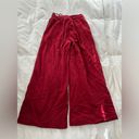 Nike Wide leg  red sweatpants Photo 7