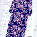 Boutique Pretty Short-Sleeve All-Over Floral Pattern MIDI T-Shirt Dress•So Soft & Comfy Photo 3