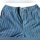 Seven7 Seven Striped Wide Leg Denim Jeans, Size 8 Photo 1