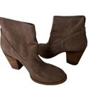 Frye  Tan Suede Ankle Booties Boots Size 7.5 Photo 1