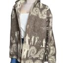 Los Andes Imports Vintage Women’s L Gray Cream Aztec Print Handmade Wool Coat Size L Photo 2