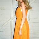 Shoshanna Orange Silk Strapless Dress 8 NWT Photo 2