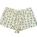 American Eagle vintage y2k  pj loungewear shorts yellow floral cotton S coquette Photo 0