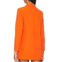 ALLSAINTS  Aleida Tri Oversized Boxy Blazer Vivid Orange Size 4 80s Designer NEW Photo 2