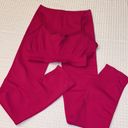 Free People NEW Set!  Crop Tank Top Sports Bra & Legging Hot Barbie Pink Size M/L Photo 4