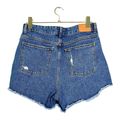 Avec Les Filles  Anthro Dark Wash Long Distressed Denim Shorts Size 29/8 Photo 3