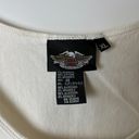 Harley Davidson Vintage Y2K  Tank Top Womens White XL Extra Large Studs Cotton Photo 3