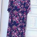 Boutique Pretty Short-Sleeve All-Over Floral Pattern MIDI T-Shirt Dress•So Soft & Comfy Photo 0