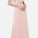 Petal Levkoff 7055  Pink Bridesmaid Prom Ruffle Cocktail Dress size 8 Photo 0