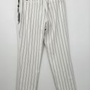 DKNY  Striped Essex Tie Waist Pin Striped Ankle Pants Size 6 NWT (flaws) Photo 2