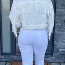 Bride denim White Jean Jacket Size XL Photo 0