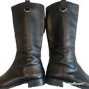 Ralph Lauren Lauren  Sagira II Black Leather Boots Photo 7