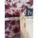 End Of Story Hoodie Shirt Women Med Purple Tie Dye Sweatshirt Stretch Sequin (g) Photo 3