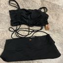 Bathing Suit Two Piece Black Size M Photo 0