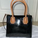 Michael Antonio Michael Kors Mercer Messenger Patent Leather Purse Photo 4