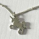 Nordstrom Silver Polished & Dipped Unicorn /925 Chain Photo 1