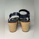 Gap Women’s Strappy Flatform Espadrilles Blue Platform Sandals Size 10 Photo 4