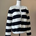 Elle  | Striped Open Cardigan Sweater Sz M Photo 2