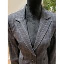 EXPRESS  Design Studio Women Gray Plaid Single Breasted Two Button Blazer Size 10 Photo 11