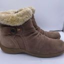 Baretraps faux fur leather tan winter ankle boots women Size 8 1/2 Photo 11