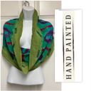 infinity Hand Painted Silk Summer  Scarf/Saronge Photo 1