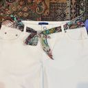 kim rogers NWT Kim Rodgers White Denim Capris with Boho Belt Photo 8