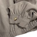 Nine West  Grey Utility Bomber Jacket Large Photo 5