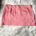 Free People Mini All the Way Skirt Pink Short Skirt Size 12 NWOT Large Photo 1