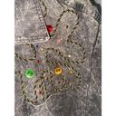 INC Woman’s vintage Marilyn . jeweled Denim Shirt Black L Photo 3