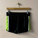 Xersion  Black & Green Stripe Athletic Shorts Photo 2