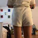 Old Navy White Fluffy Shorts Photo 1