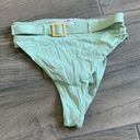 We Wore What  mint green belted bikini bottom Photo 0