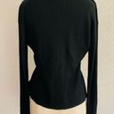 Mixit Vtg Mix It Silk Turtleneck Women's Large Black Long Sleeve Pullover Ribbed Photo 2