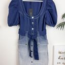 Elliatt  Zeus Denim Mini Dress Navy Ombre Size S Photo 1