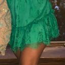 Revolve Green Lace Dress Photo 2