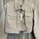 BCBGeneration BCBG Denim jacket, Sand, Sz S, NWT Photo 0