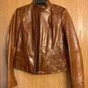 Cole Haan  Brown Genuine Leather Jacket  Photo 0