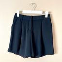 J. McLaughlin  | Black Pleated Dress Shorts Sz 0 Photo 0