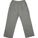 Chico's  Private Edition Size L Slinky Pants Pull On Wide Leg Silver Gray Vintage Photo 0